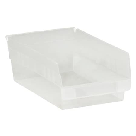 Bsc Preferred 11 5/8 x 8-3/8 x 4'' Clear Plastic Shelf Bin Boxes, 20PK BUY00012848